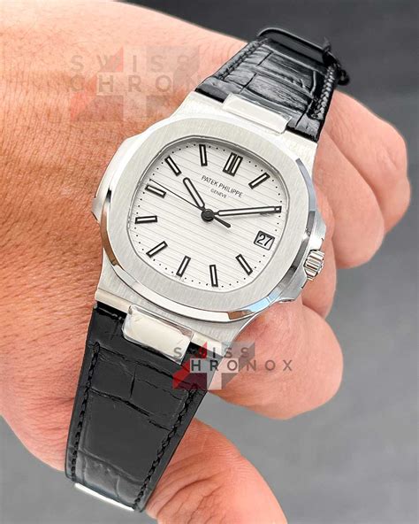 patek philippe leather band|patek philippe nautilus strap.